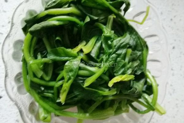 暮色炝菠菜的做法图解4