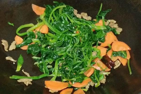 暮色炝菠菜的做法图解7