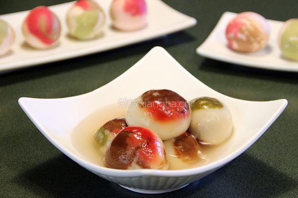 琉璃豆沙汤圆的做法图解9