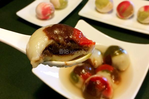 琉璃豆沙汤圆的做法图解10