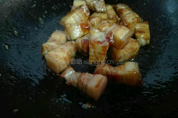 红烧肉炝西蓝花的做法图解15