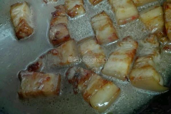 红烧肉炝西蓝花的做法图解16