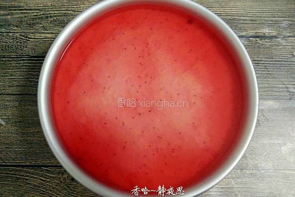 草莓酸奶慕斯蛋糕（8寸）的做法图解25