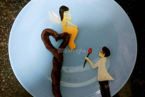 情人节拼盘之心中的天使的做法图解10