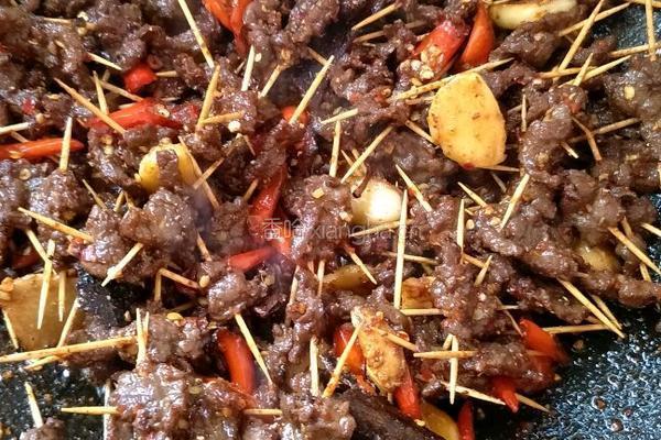 牙签牛肉的做法图解3