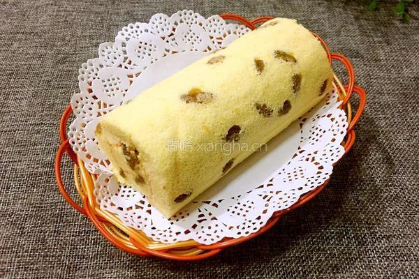 葡萄干蛋糕卷的做法图解22