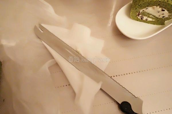 蜜豆抹茶蛋糕卷的做法图解26