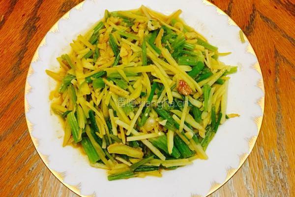 芹菜炒土豆丝的做法图解14