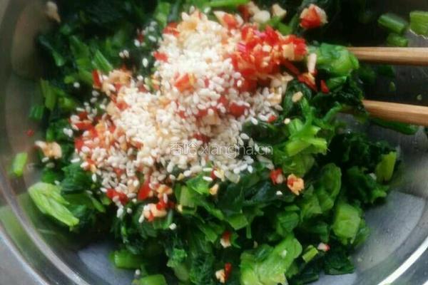 菠菜花生米的做法图解5