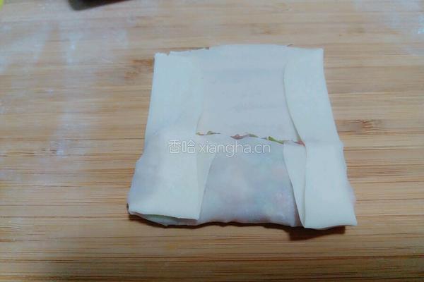 自制彩蔬春卷的做法图解8