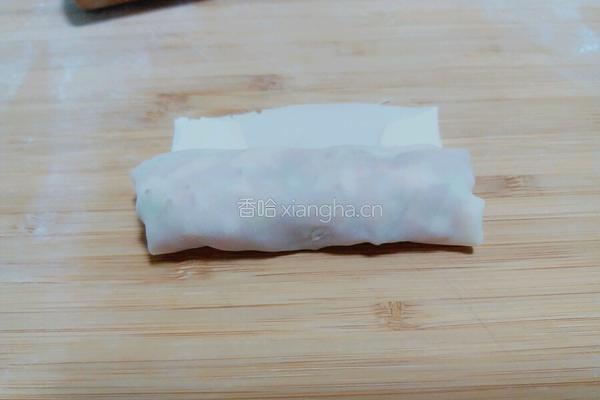 自制彩蔬春卷的做法图解9