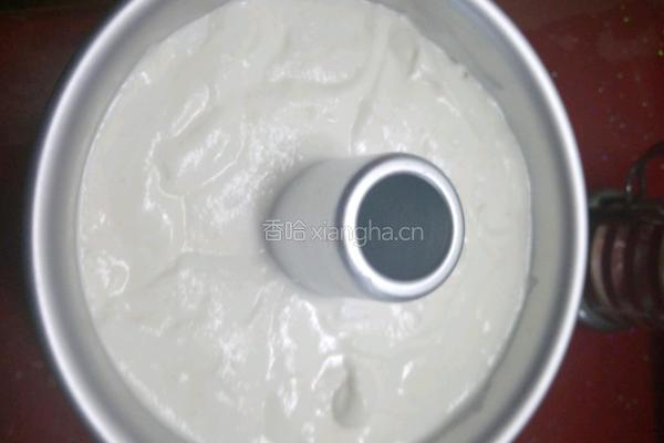 六寸中空蛋白蛋糕的做法图解12