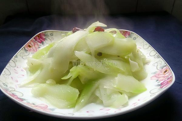 素炒棒菜的做法图解7