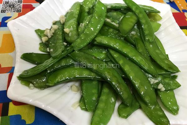 蒜蓉荷兰豆的做法图解4