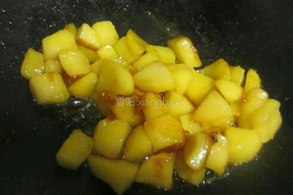 拔丝苹果的做法图解5