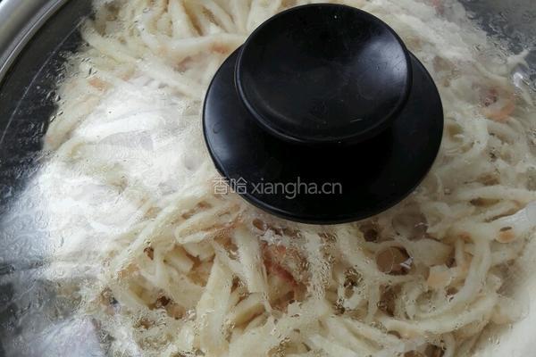 炒饼丝的做法图解2