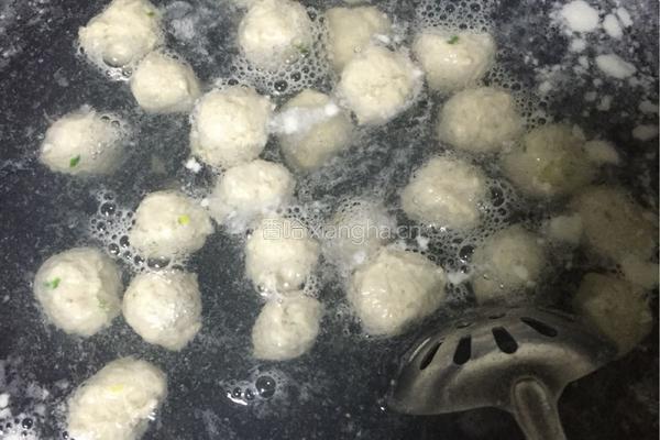 白肉圆子汤的做法图解4