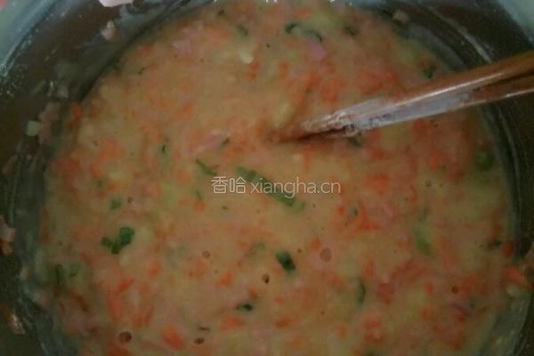 土豆胡萝卜爱心饼的做法图解4