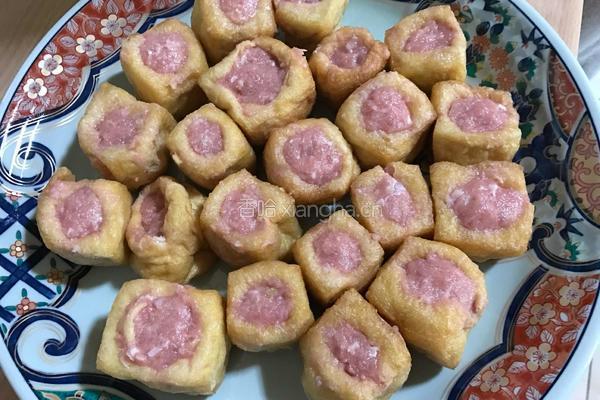 豆泡塞肉的做法图解10