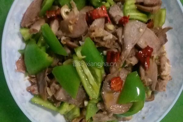 尖椒炒猪舌头的做法图解10