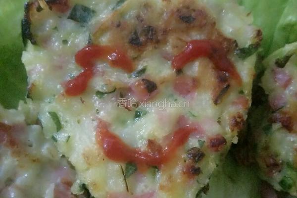 土豆香肠饼的做法图解9
