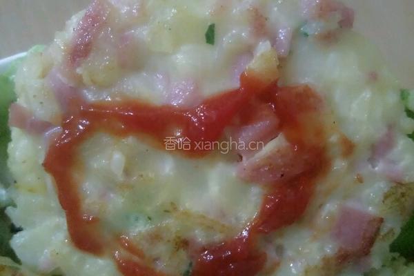 土豆香肠饼的做法图解10