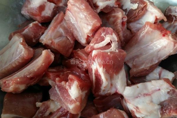 野生栗子糖醋排骨的做法图解1