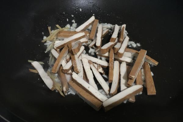 韭菜炒香干的做法图解6