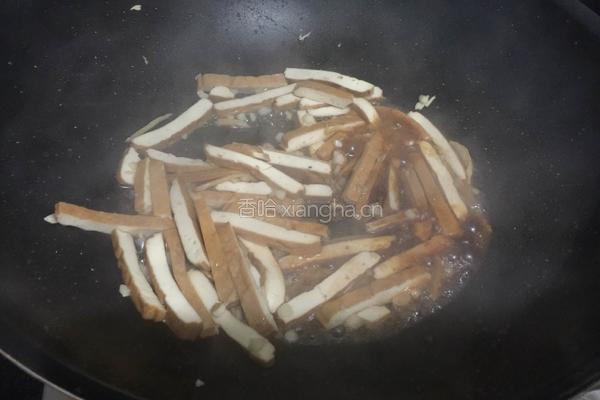 韭菜炒香干的做法图解7
