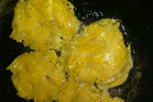 奶香瓜菜饼的做法图解4