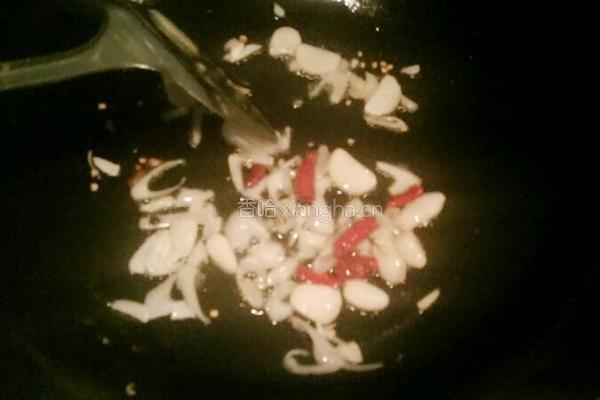 花菜炒肉的做法图解3