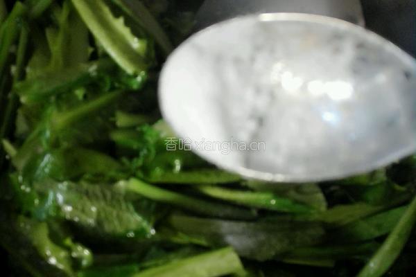 蒜蓉油麦菜的做法图解5