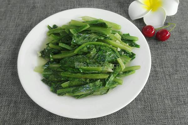 蒜蓉油麦菜的做法图解7