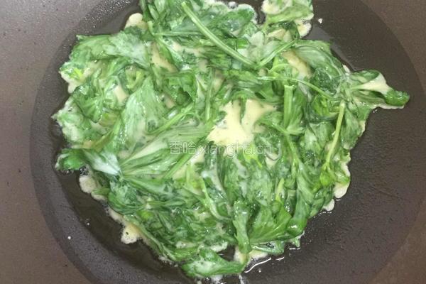 芹菜叶饼的做法图解4