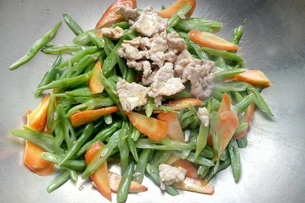 豆角炒肉的做法图解10