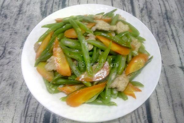 豆角炒肉的做法图解12