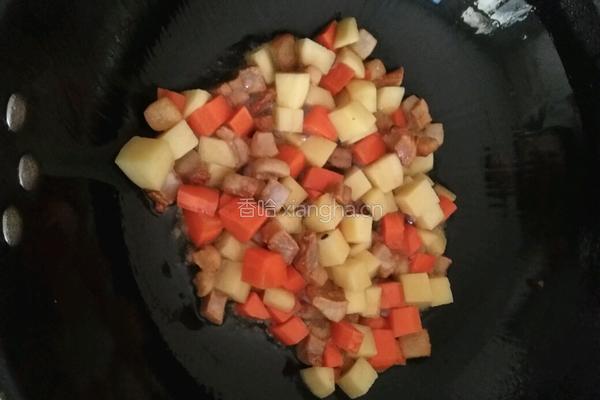 腊肉饭的做法图解4