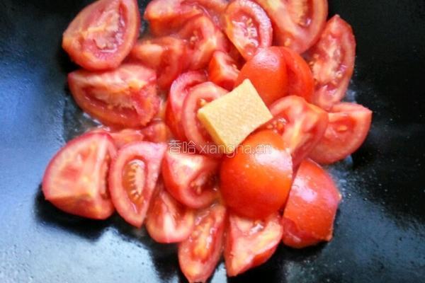 番茄鸡蛋花的做法图解3