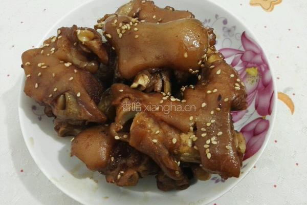 卤猪蹄的做法图解8