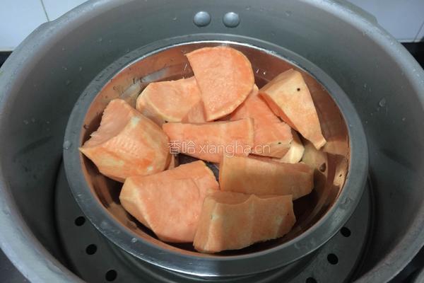 红薯饼的做法图解2