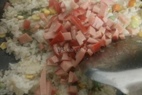四兄弟炒饭的做法图解4