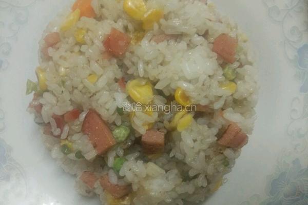四兄弟炒饭的做法图解6
