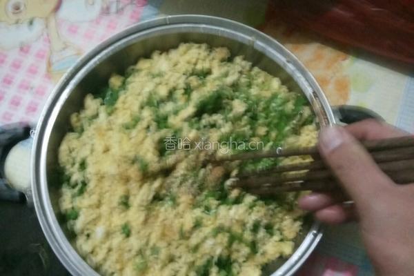 韭菜鸡蛋水饺的做法图解4
