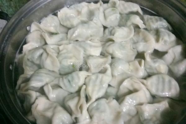 韭菜鸡蛋水饺的做法图解8