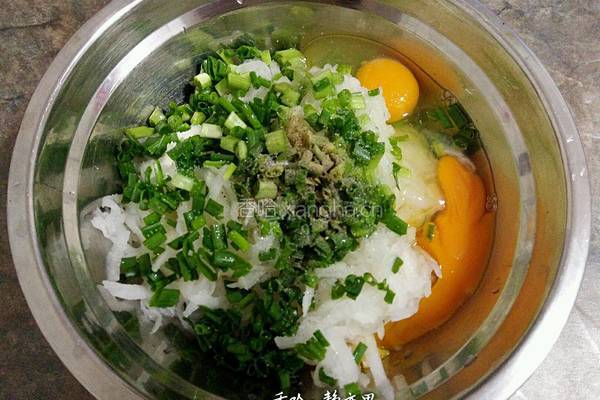 萝卜丝饼的做法图解7