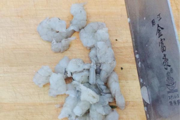 芙蓉虾卷的做法图解1