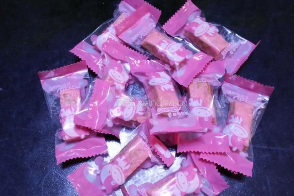 草莓味花生牛轧糖的做法图解10