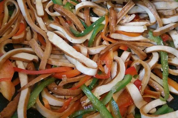 小炒豆干的做法图解10