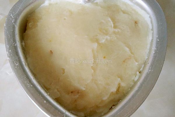 蓝莓酱山药糕的做法图解3