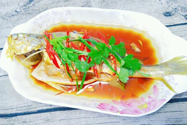 豉油蒸黄鱼的做法图解13